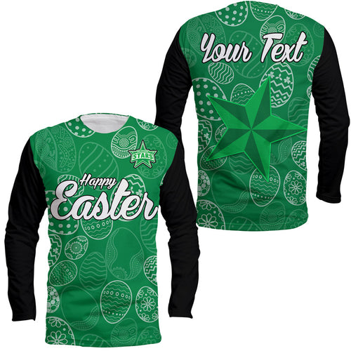 custom-personalised-melbourne-stars-cricket-happy-easter-day-long-sleeve-shirt-simple-style