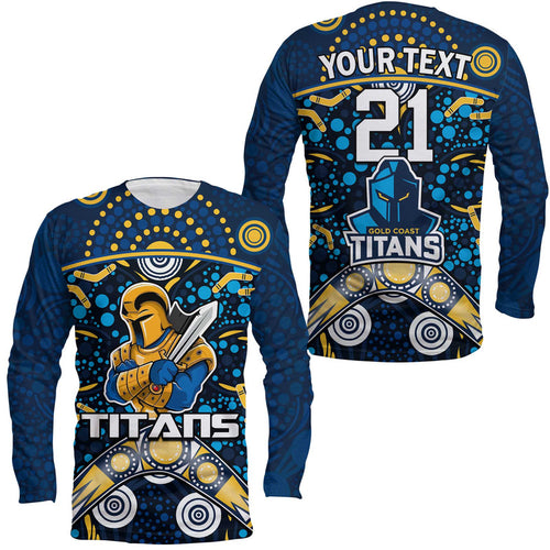 custom-personalised-titans-rugby-long-sleeve-shirt-boomerang-indigenous-dots