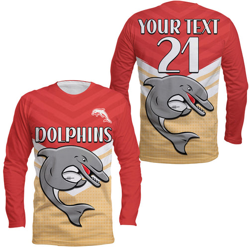 custom-text-and-number-redcliffe-dolphins-rugby-long-sleeve-shirt-simple-style