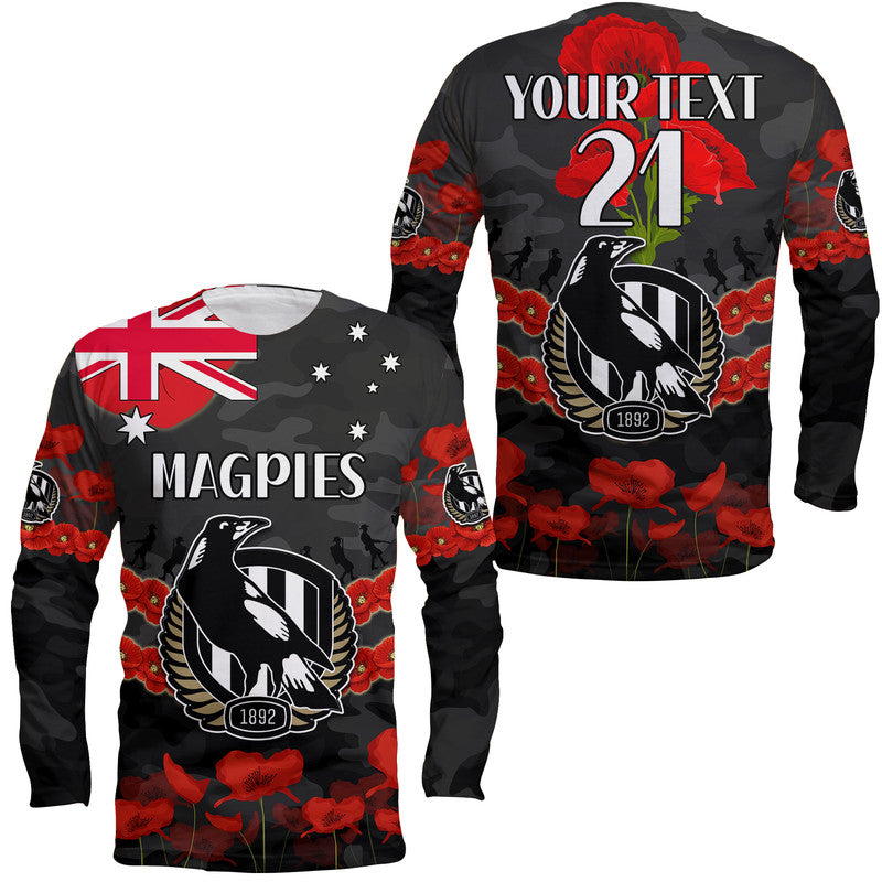 custom-personalised-magpies-football-anzac-long-sleeve-shirt-lest-we-forget
