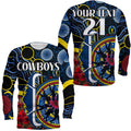 custom-personalised-cowboys-rugby-anzac-long-sleeve-shirt-aboriginal-military-and-poppy-flowers