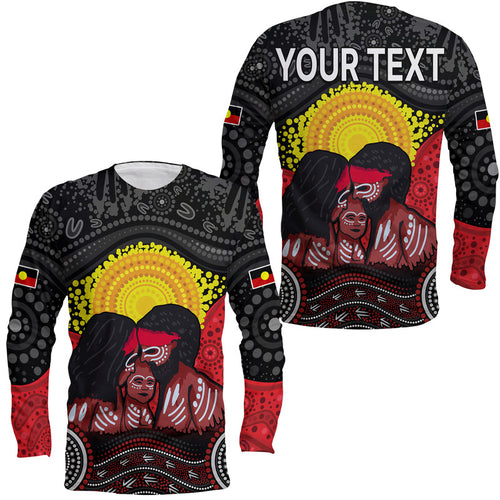 custom-personalised-australia-indigenous-aboriginal-family-long-sleeve-shirt