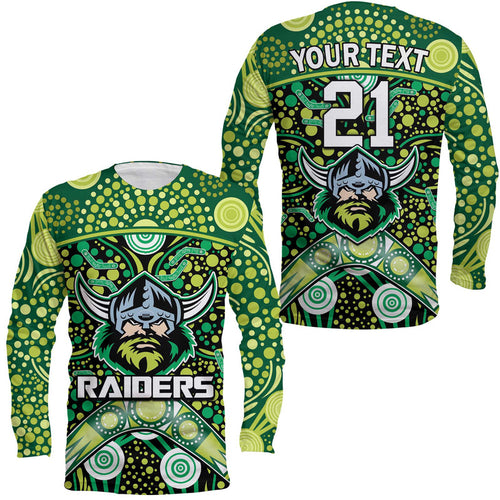 custom-personalised-raiders-rugby-long-sleeve-shirt-boomerang-indigenous-dots