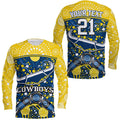 custom-personalised-cowboys-rugby-long-sleeve-shirt-boomerang-indigenous-dots