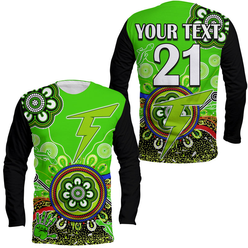 custom-personalised-sydney-thunder-long-sleeve-shirt-cricket-indigenous-aboriginal-lizard-version
