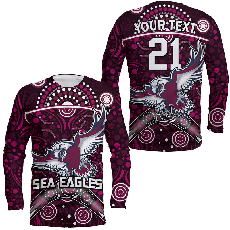 custom-personalised-sea-eagles-rugby-long-sleeve-shirt-boomerang-indigenous-dots