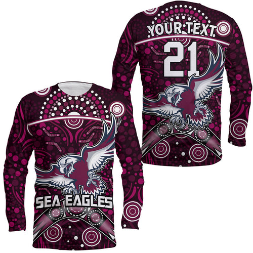 custom-personalised-sea-eagles-rugby-long-sleeve-shirt-boomerang-indigenous-dots
