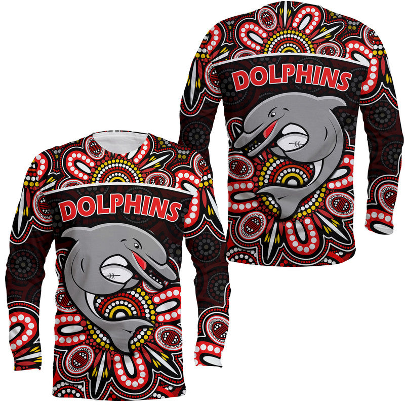 dolphins-rugby-long-sleeve-shirt-aboriginal-dot-painting