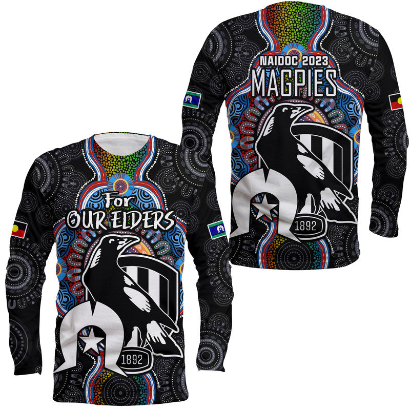 magpies-football-naidoc-week-2023-long-sleeve-shirt-for-our-elders-indigenous