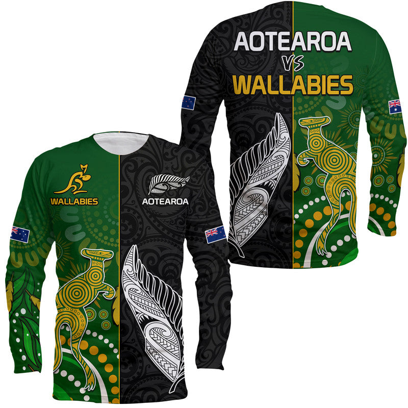 aotearoa-rugby-all-black-combine-australia-wallabies-long-sleeve-shirt-aboriginal-kangaroo-and-maori-fern
