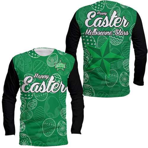 melbourne-stars-cricket-happy-easter-day-long-sleeve-shirt-simple-style