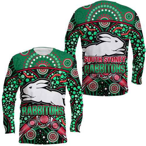 south-sydney-indigenous-rabbitohs-dot-art-style-long-sleeve-shirt