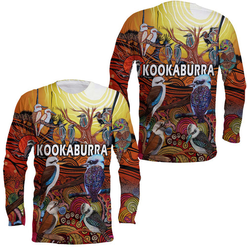 australia-kookaburra-dreaming-aboriginal-arty-style-long-sleeve-shirt