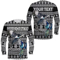 custom-personalised-australian-magpies-christmas-vibe-with-aboriginal-dot-painting-style-long-sleeve-shirt