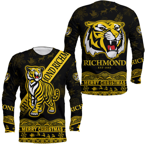 richmond-tigers-unique-winter-season-long-sleeve-shirt-tigers-merry-christmas