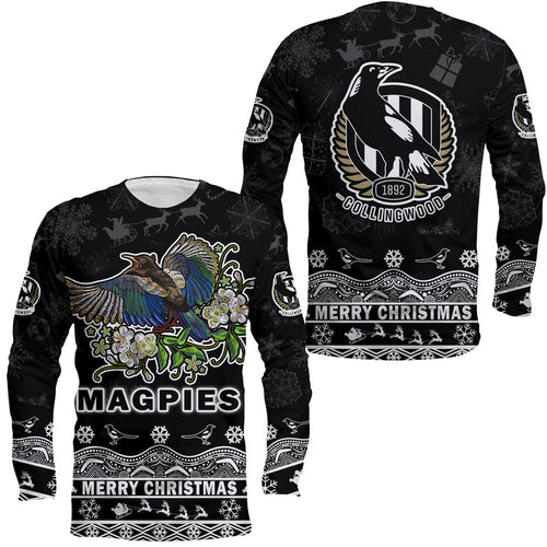 collingwood-pies-unique-winter-season-long-sleeve-shirt-magpies-merry-christmas