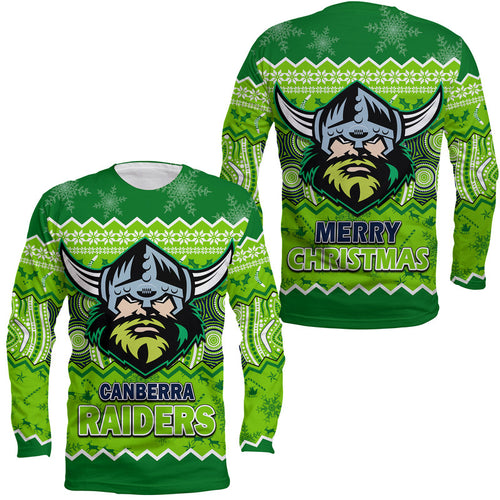 canberra-the-green-machine-raiders-aboriginal-christmas-vibe-long-sleeve-shirt