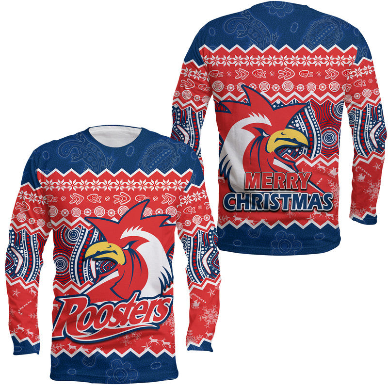 sydney-aboriginal-roosters-christmas-vibe-long-sleeve-shirt