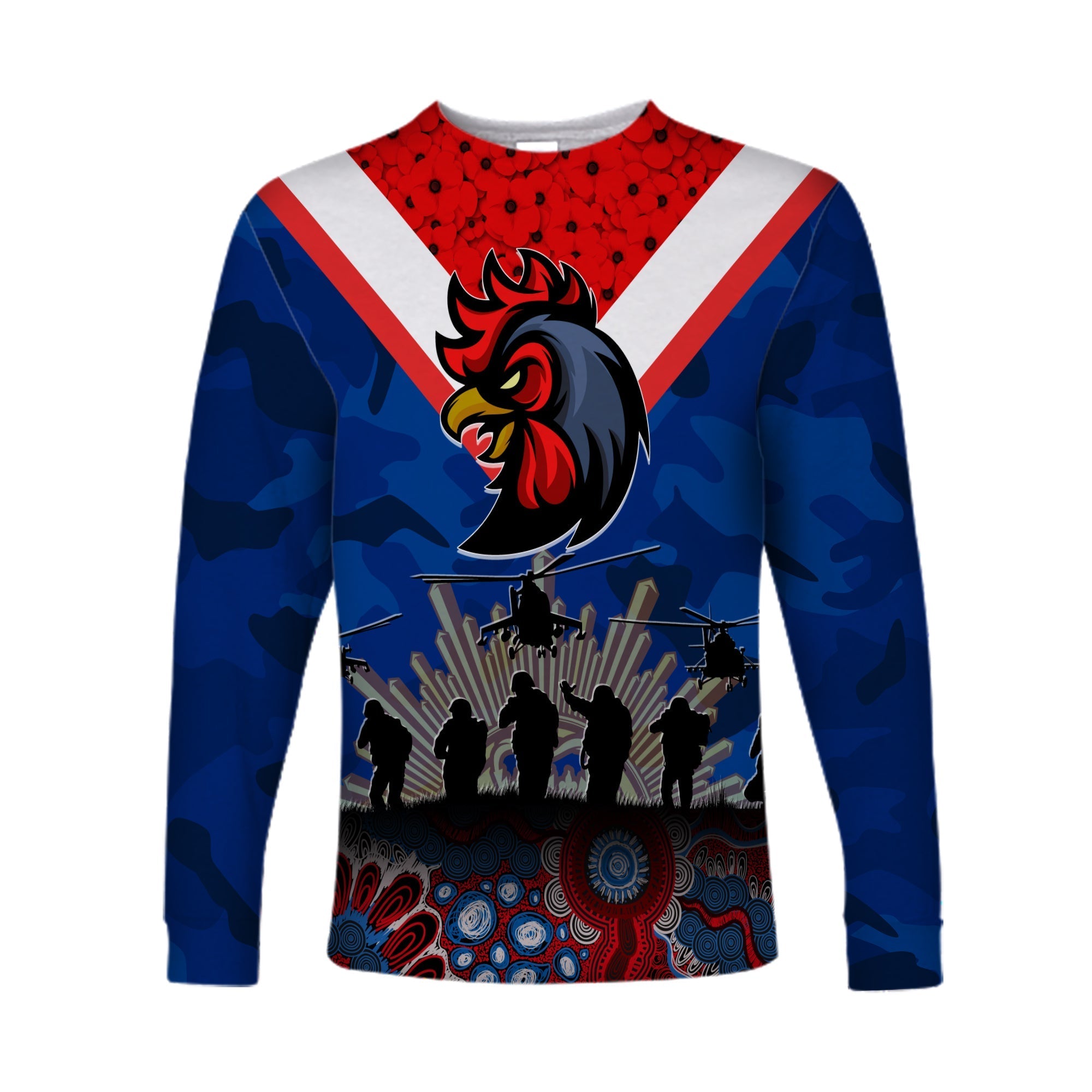 roosters-rugby-personalised-long-sleeves-shirt-anzac-day-camouflage-vibes