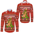 Australia Christmas Kagaroo Aboriginal Pattern