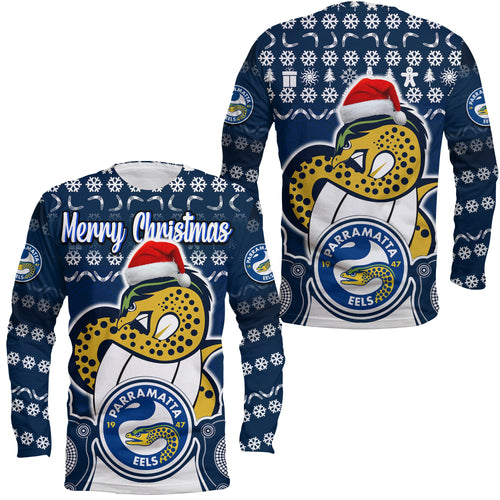 parramatta-eels-christmas-vibe-with-aboriginal-dot-panting-style-long-sleeve-shirt