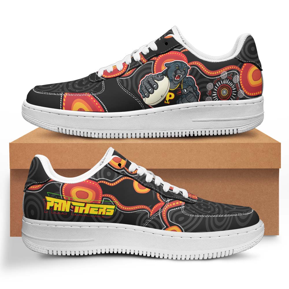 panthers-rugby-low-top-sneakers-f1-panthers-aboriginal-with-rugby-ball-indigenous-style-of-dot-painting-traditional-sneakers