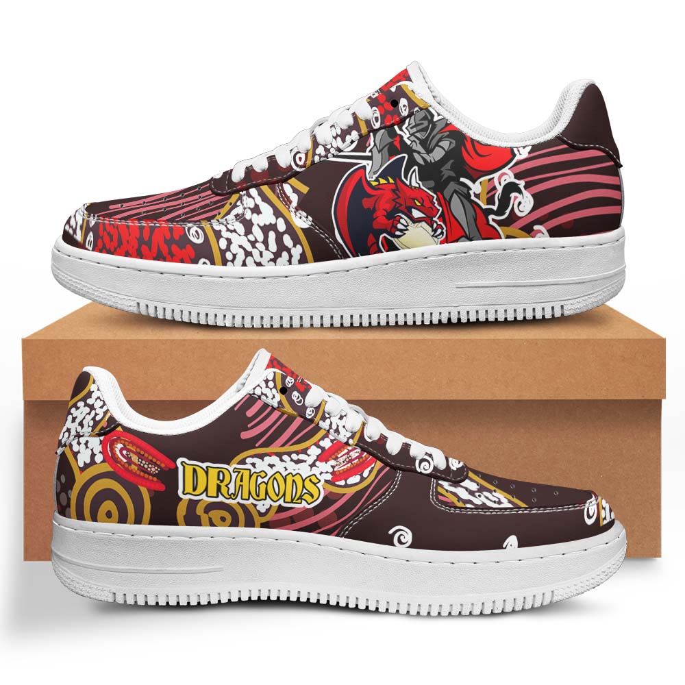 stgeorge-rugby-low-top-sneakers-f1-dragons-with-rugby-ball-and-knight-contemporary-style-of-aboriginal-sneakers