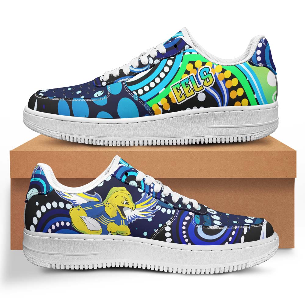 eels-rugby-low-top-sneakers-f1-eels-rugby-with-aboriginal-pattern-indigenous-sneakers
