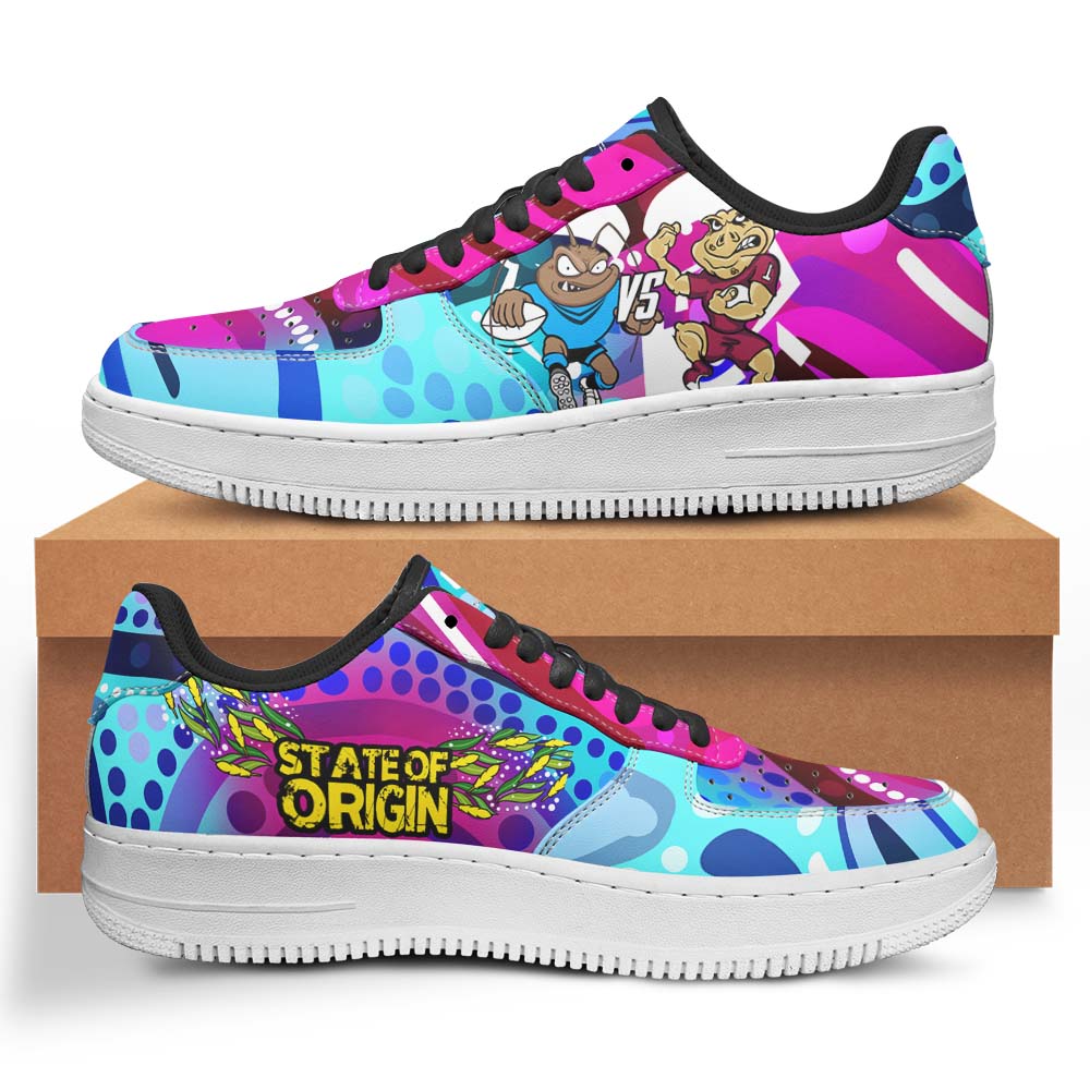 state-of-origin-rugby-league-low-top-sneakers-f1-nsw-vs-qld-rugby-team-mascot-with-aboriginal-culture-sneakers