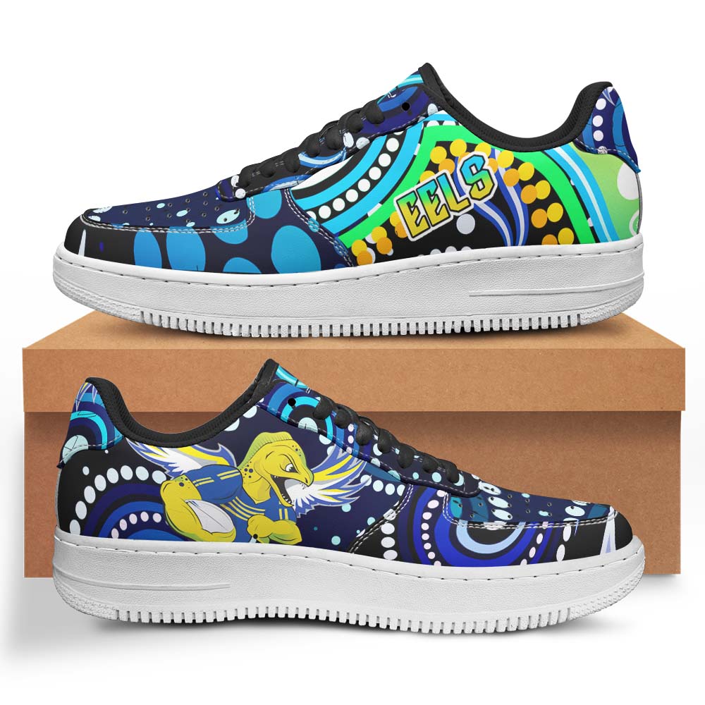 eels-rugby-low-top-sneakers-f1-eels-rugby-with-aboriginal-pattern-indigenous-sneakers