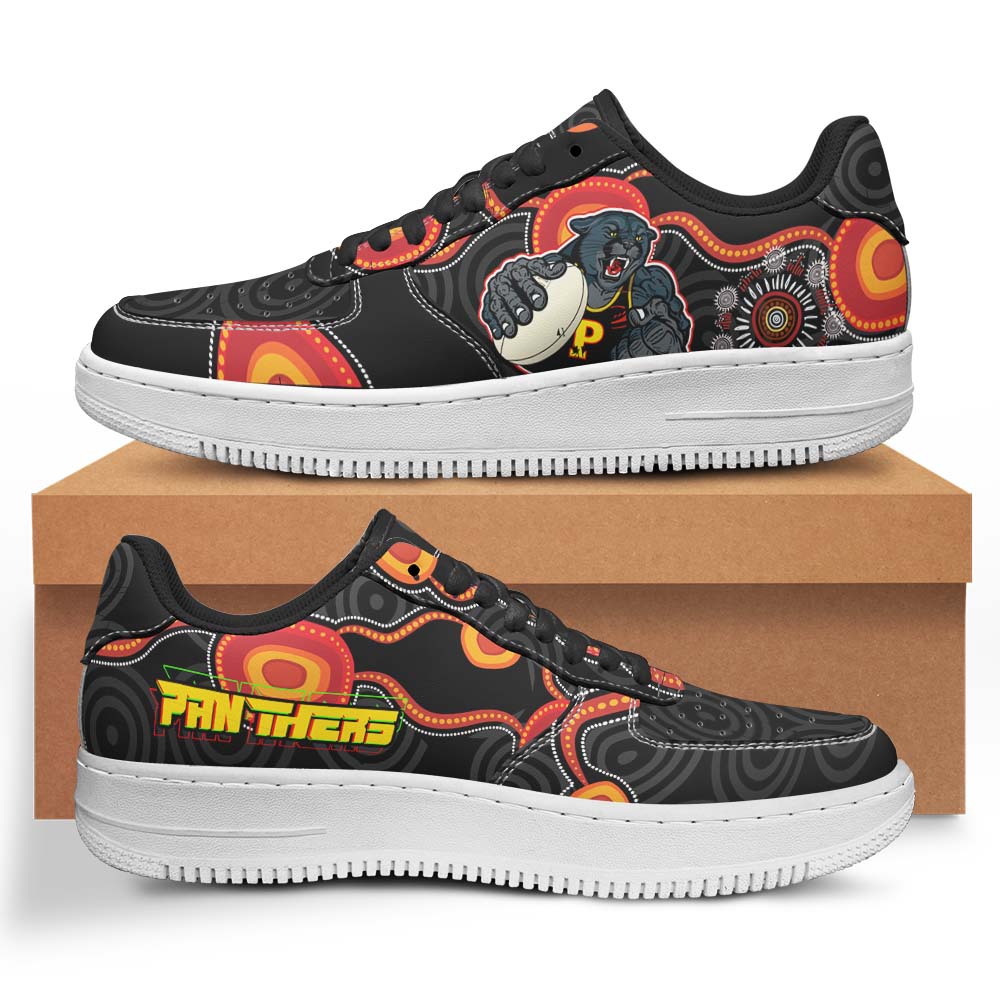 panthers-rugby-low-top-sneakers-f1-panthers-aboriginal-with-rugby-ball-indigenous-style-of-dot-painting-traditional-sneakers