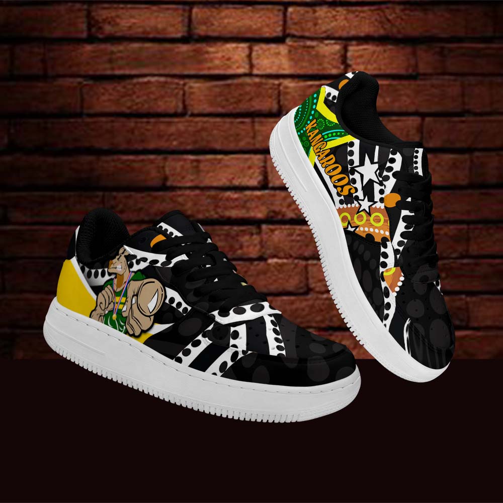 kangaroos-rugby-low-top-sneakers-f1-kangraroo-australian-rugby-league-go-the-roos-indigenous-low-top-sneakers