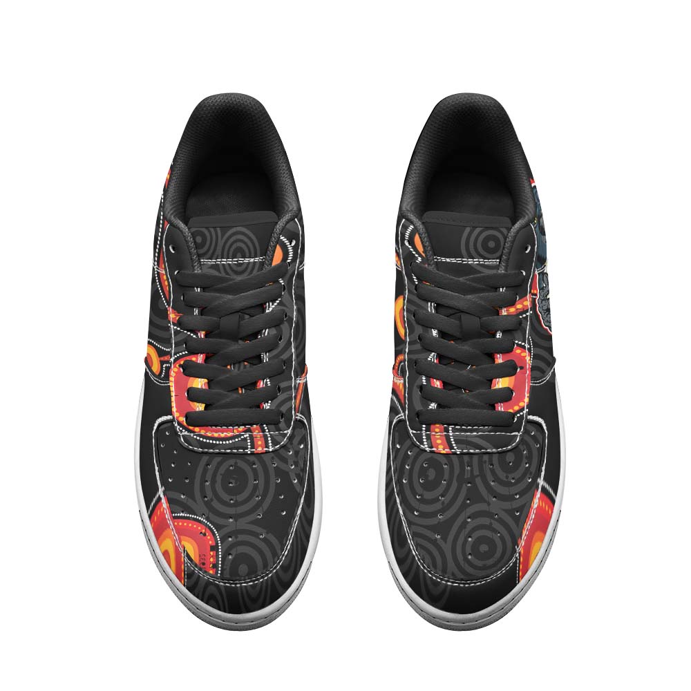 panthers-rugby-low-top-sneakers-f1-panthers-aboriginal-with-rugby-ball-indigenous-style-of-dot-painting-traditional-sneakers