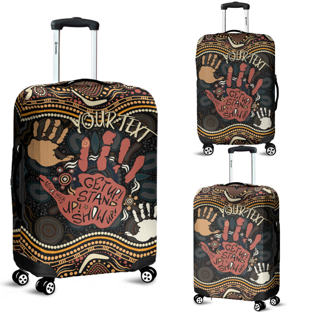 personalised-naidoc-week-2022-luggage-cover-aboriginal-art-hand-stencils