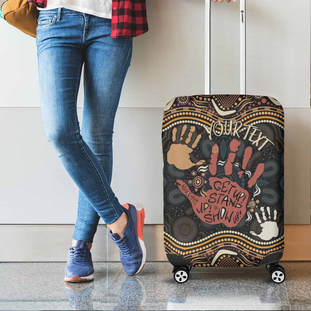 personalised-naidoc-week-2022-luggage-cover-aboriginal-art-hand-stencils