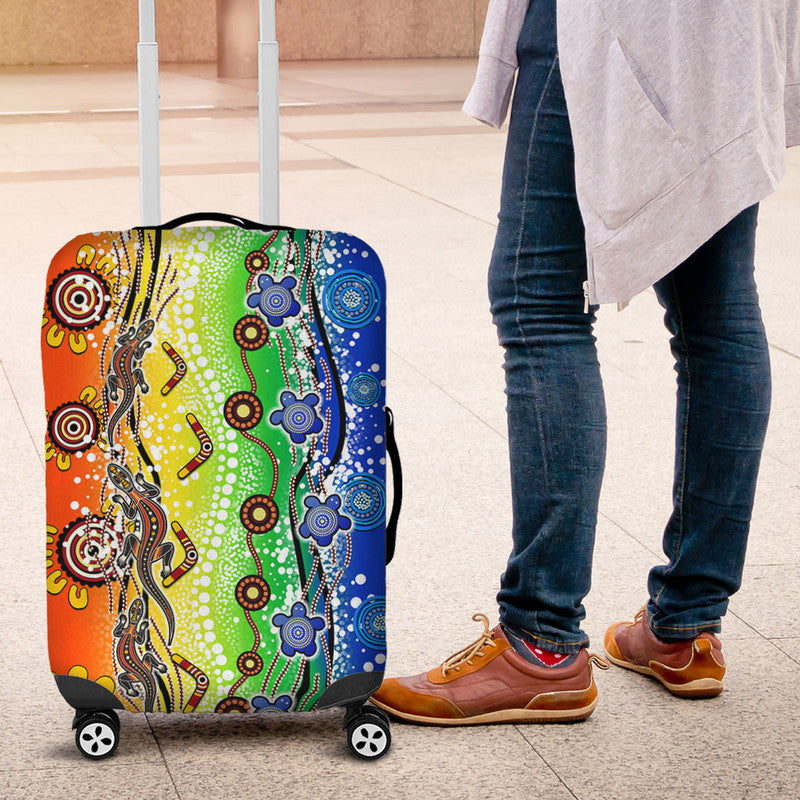 naidoc-aboriginal-lizard-and-turtle-luggage-cover