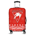 sydney-swans-unique-winter-season-luggage-cover-swans-merry-christmas-no2