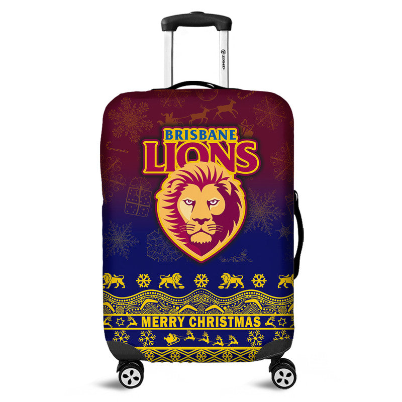 brisbane-unique-lions-winter-season-luggage-cover-lions-merry-christmas-no2