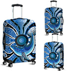 aboriginal-dolphins-luggage-cover-blue-sea