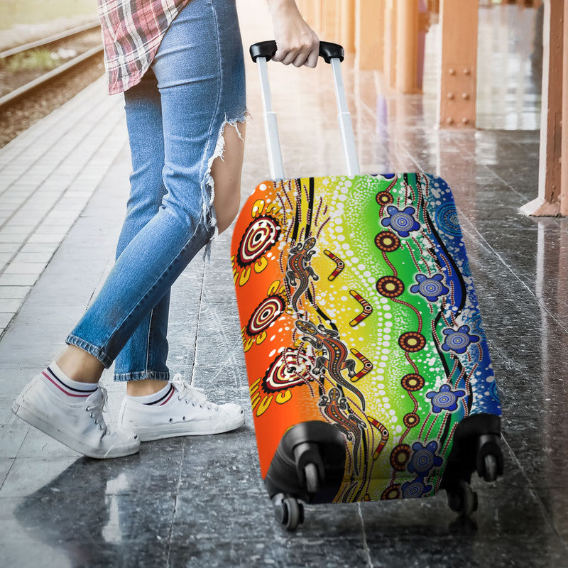 naidoc-aboriginal-lizard-and-turtle-luggage-cover