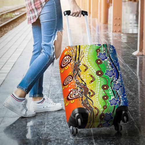 naidoc-aboriginal-lizard-and-turtle-luggage-cover