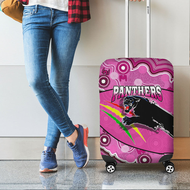 panthers-rugby-luggage-cover-set-aboriginal-basic-style-pink