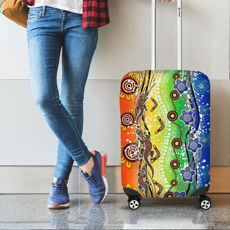 naidoc-aboriginal-lizard-and-turtle-luggage-cover