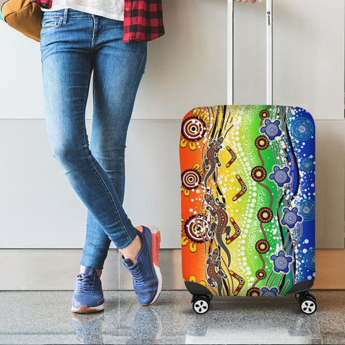 naidoc-aboriginal-lizard-and-turtle-luggage-cover