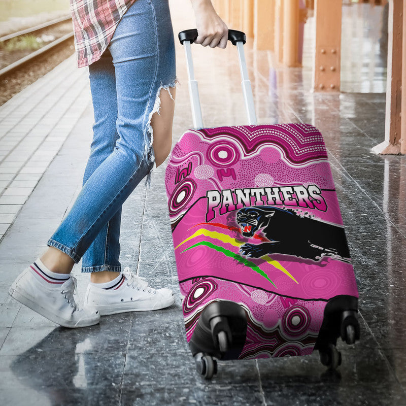 panthers-rugby-luggage-cover-set-aboriginal-basic-style-pink