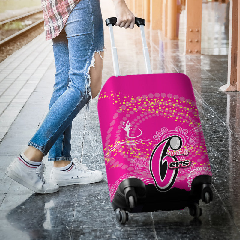 sydney-sixers-luggage-cover-cricket-aboriginal-vibe
