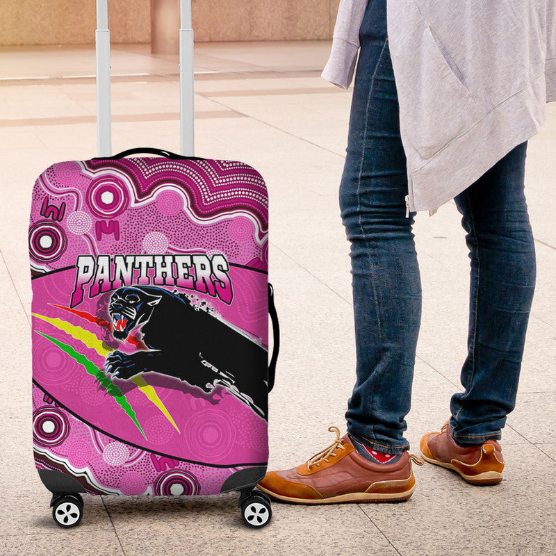 panthers-rugby-luggage-cover-set-aboriginal-basic-style-pink