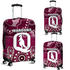 Queensland Maroons luggage Cover Aboriginal  LT6