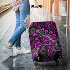 aboriginal-lizard-luggage-cover-pink-color
