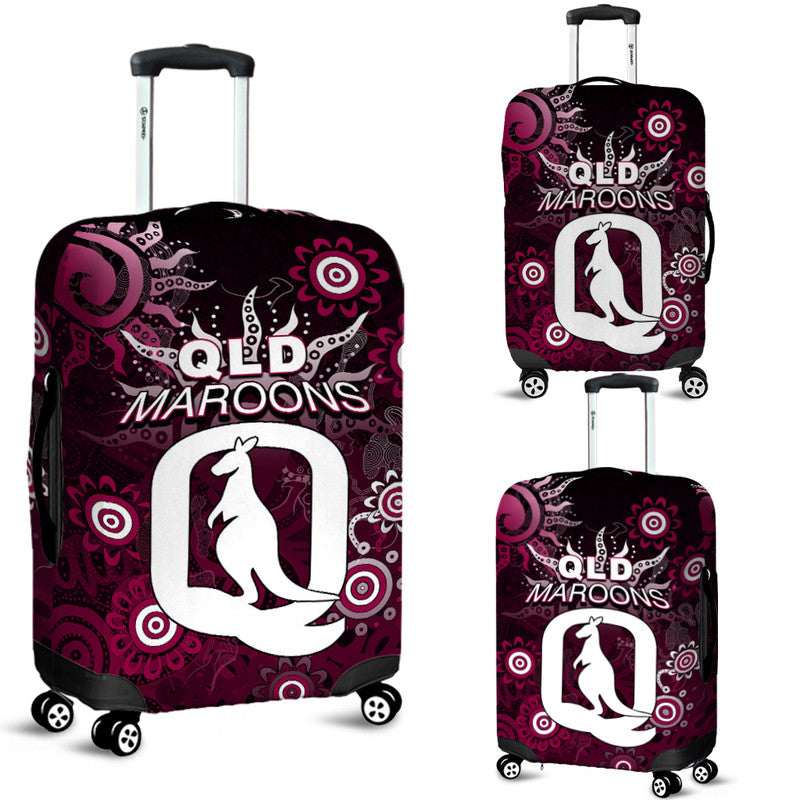 QLD Maroons luggage Cover Aboriginal  LT6